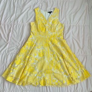 SANGRIA | Yellow Lace Dress